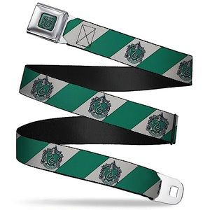 SLYTHERIN Crest Full Color Green Seatbelt Belt